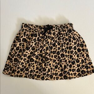 Girl’s Leopard Print Skort